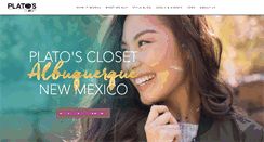 Desktop Screenshot of platosclosetalbuquerque.com