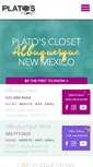 Mobile Screenshot of platosclosetalbuquerque.com